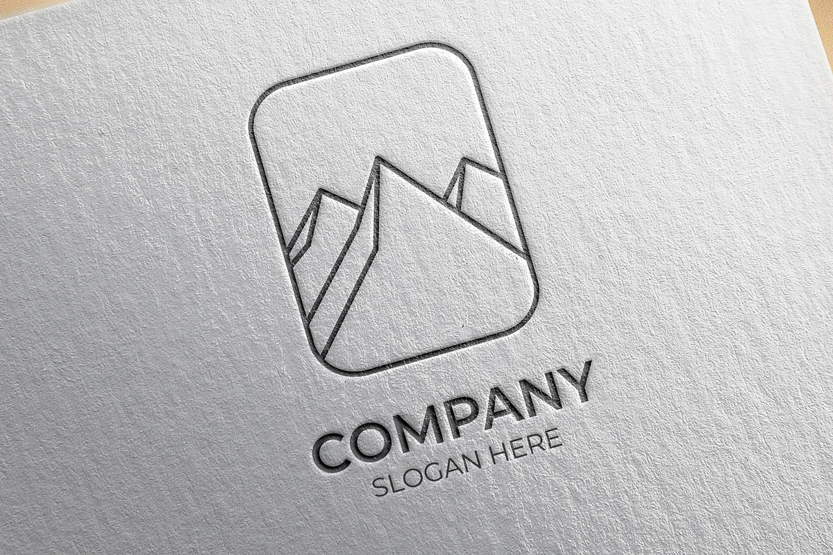 Minimal mountain logo collection, a Branding & Logo Template by Medianeka (Photo 4 of 5)