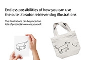 Cute Doodle Labrador Retrievers, an Illustration by Liz Pengilley Studio (Thumbnail 4 of 4)