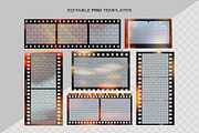 Analog Film Strip Frame Template, a Mockup by DesignerCandies (Thumbnail 3 of 13)