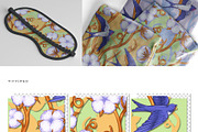 Cotton & Swallow Seamless Patterns, a Decorative Illustration by Liiafis (Thumbnail 3 of 16)