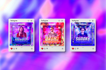 Dj Night Club Party Flyer Design, a Poster Template by Mk_Studio