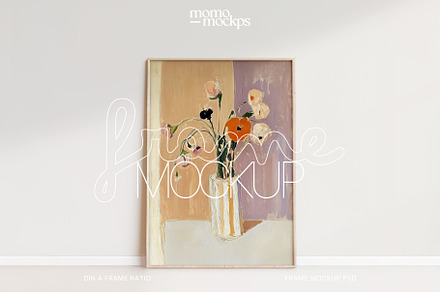Neutral DIN A Frame Mockup | PSD