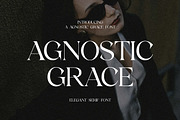 Agnostic Grace Elegant Serif Font, a Serif Font by UICreative (Thumbnail 1 of 13)