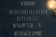 Searchlight - font trio, a Script Font by VP Fonts (Thumbnail 10 of 11)