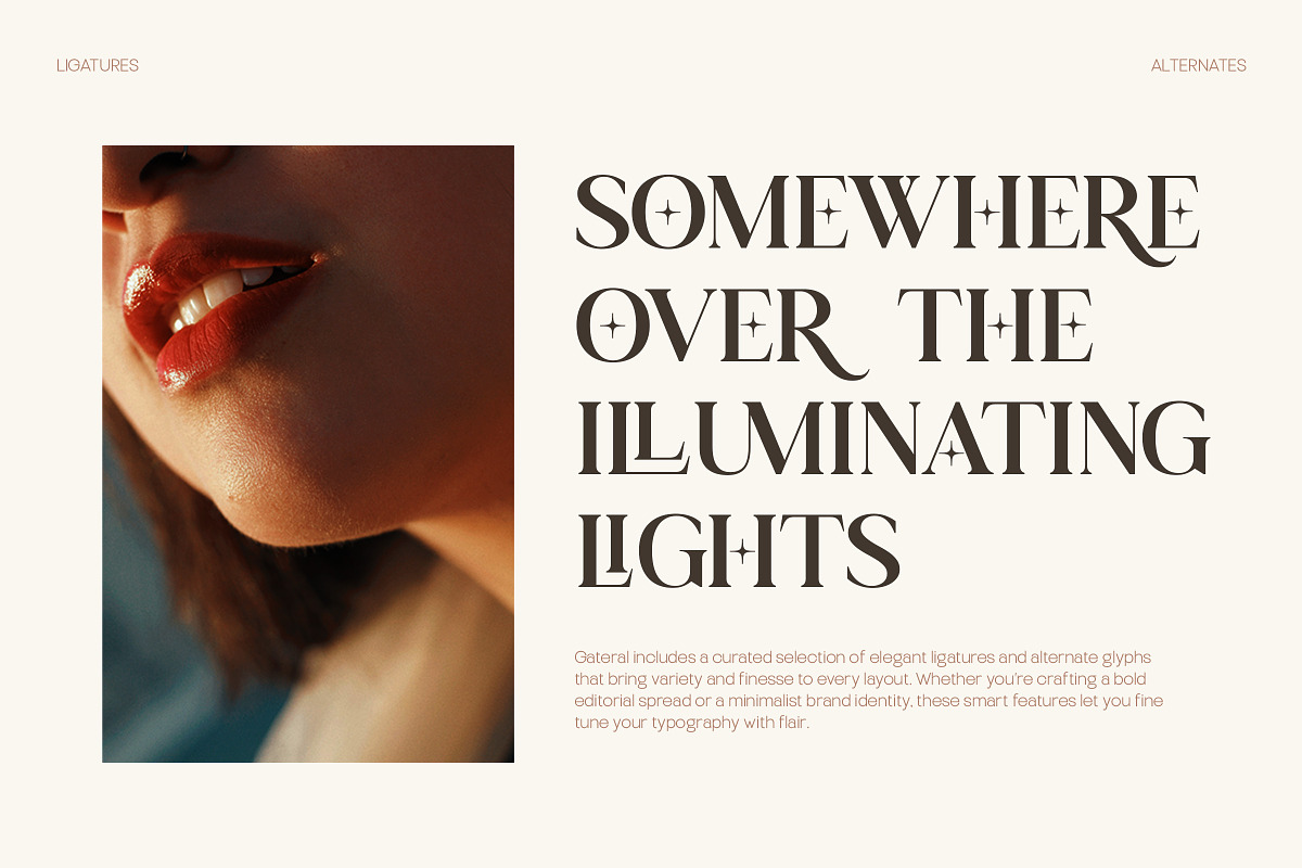 TT Gateral – Elegant Serif Typeface, a Serif Font by truetype (Photo 8 of 15)