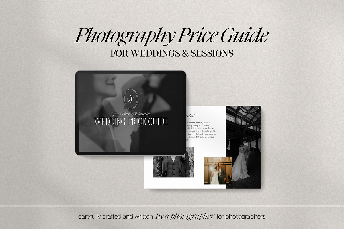 Photography Pricing Guide, a Templates & Theme by Studio Annie Louise (Photo 1 of 9)