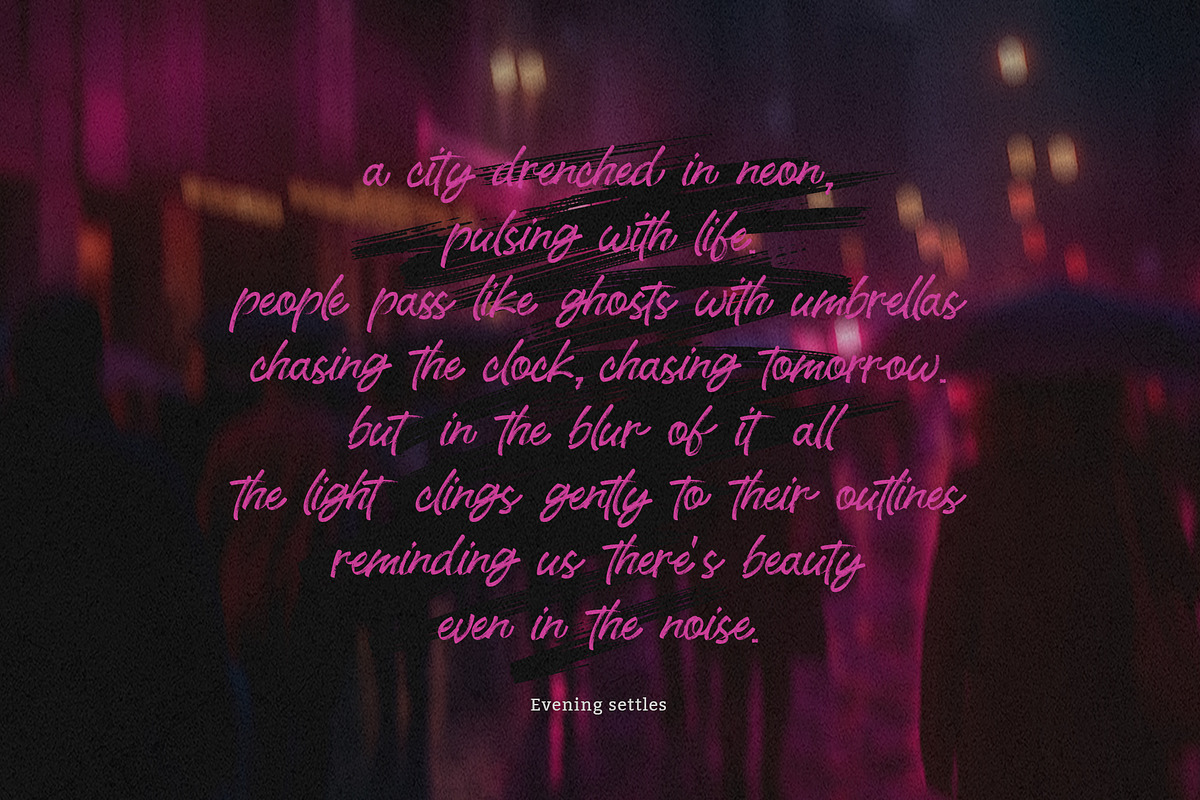 Holtemia Script – Brush Script font, a Script Font by MEANDSTUDIO (Photo 3 of 9)