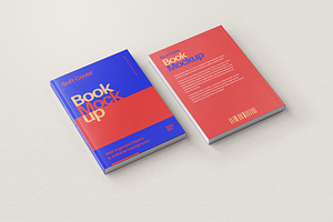 Paperback Soft Book Cover Mockup, an Advertising Mockup by Xtrahive