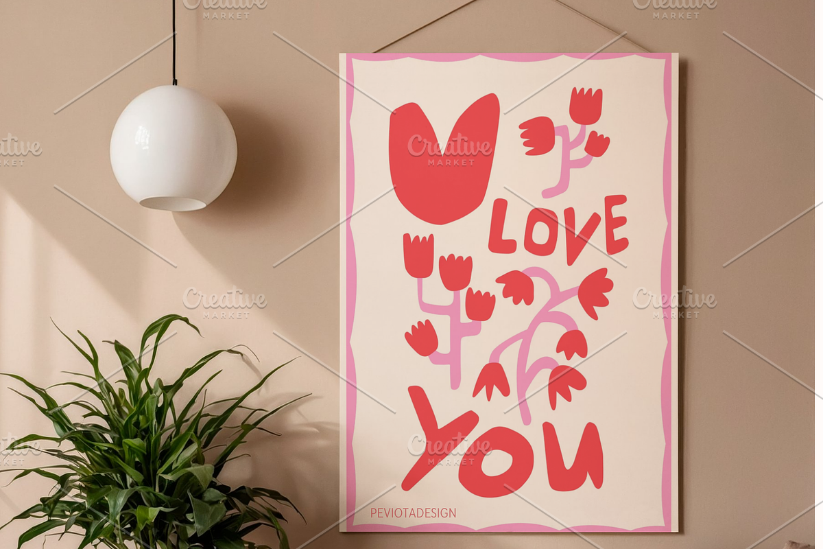 Valentines Day vector illustrations, a Seasonal Illustration by Peviotadesign (Photo 10 of 14)