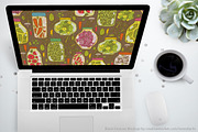 Pickled vegetables. Seamless pattern, a Food Illustration by kostolom3ooo (Thumbnail 2 of 3)