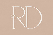 RD monogram, a Branding & Logo Template by LINKED LETTERS STUDIO (Thumbnail 1 of 2)