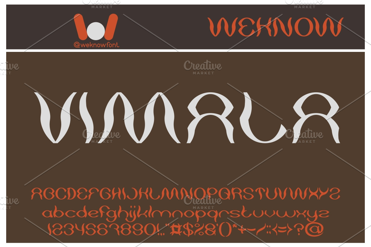 psychedelic font, a Font by weknow (Photo 3 of 5)