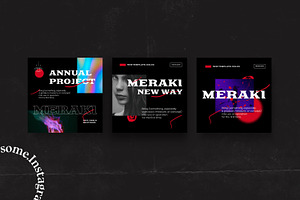 MERAKI - Social Media Brand Pack