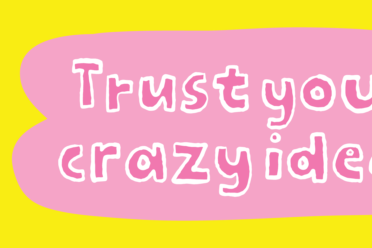Yellow Day, a Handwritten Font by pizzadudedotdk (Photo 4 of 8)