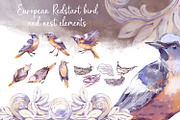 Antique Aesthetic Garden Watercolor, a Decorative Illustration by Shabbypie (Thumbnail 9 of 15)