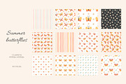 Summer butterflies patterns, a Pattern Graphic by Naty Art (Thumbnail 7 of 7)