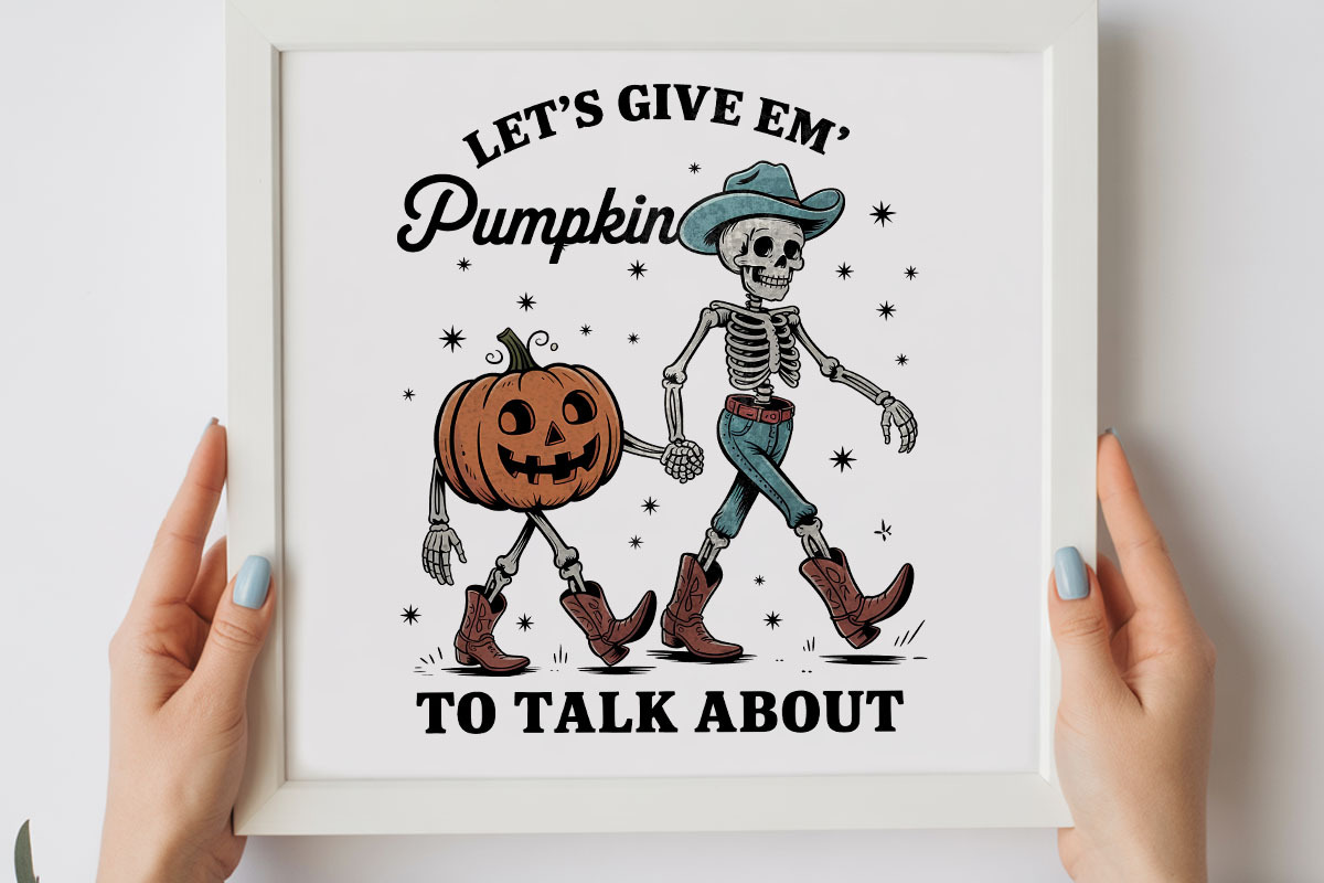 Pumpkin to Talk About Skeleton PNG, a Graphic by olgasallom (Photo 2 of 3)