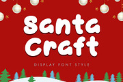 Santa Craft, a Handwritten Font by Yoga Letter (Thumbnail 1 of 5)