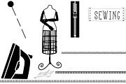 Sewing Silhouettes AI EPS PNG, an Illustration by FrankiesDaughtersDesign (Thumbnail 4 of 4)
