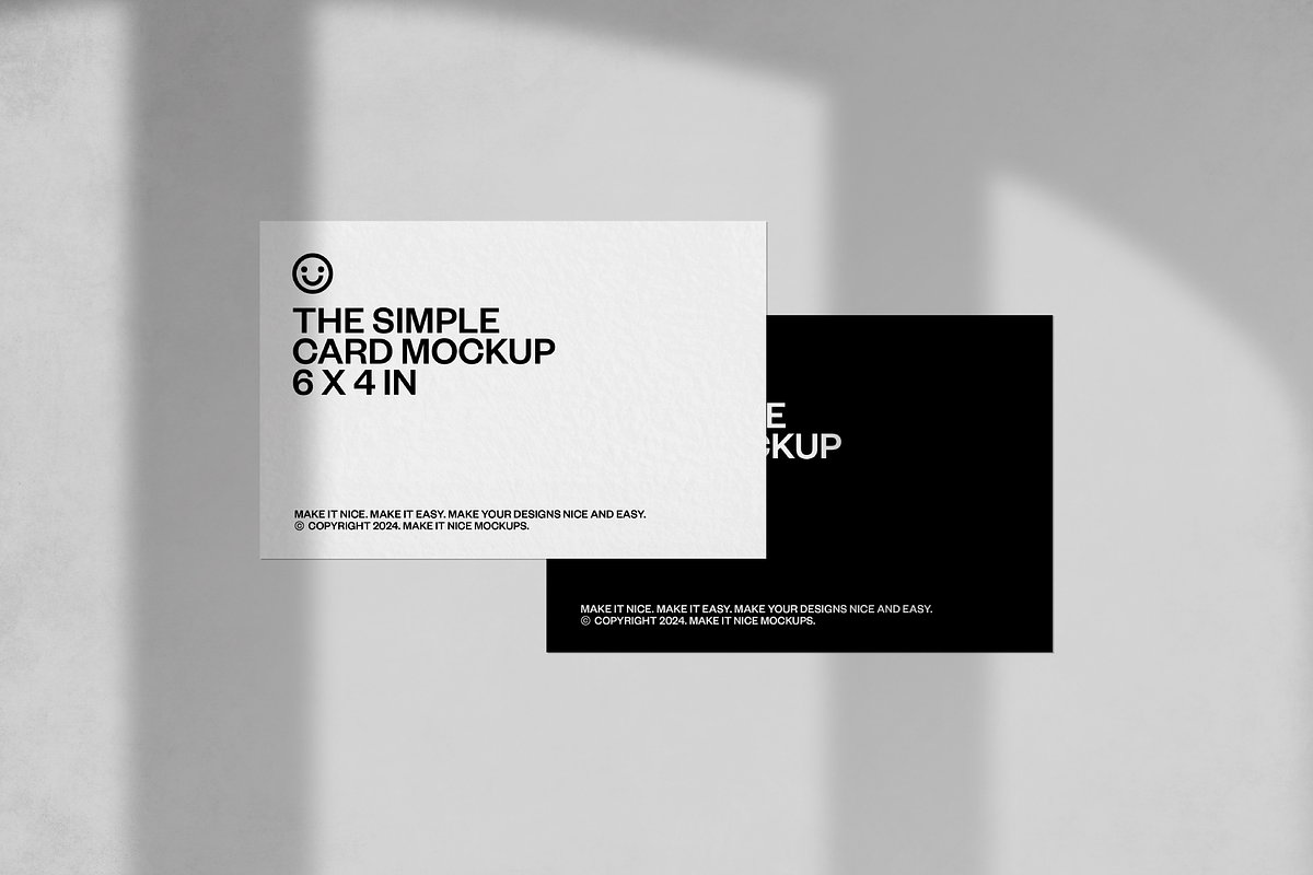 The Simple Card Mockup, a Stationery Template by makeitnicemockups (Photo 6 of 7)