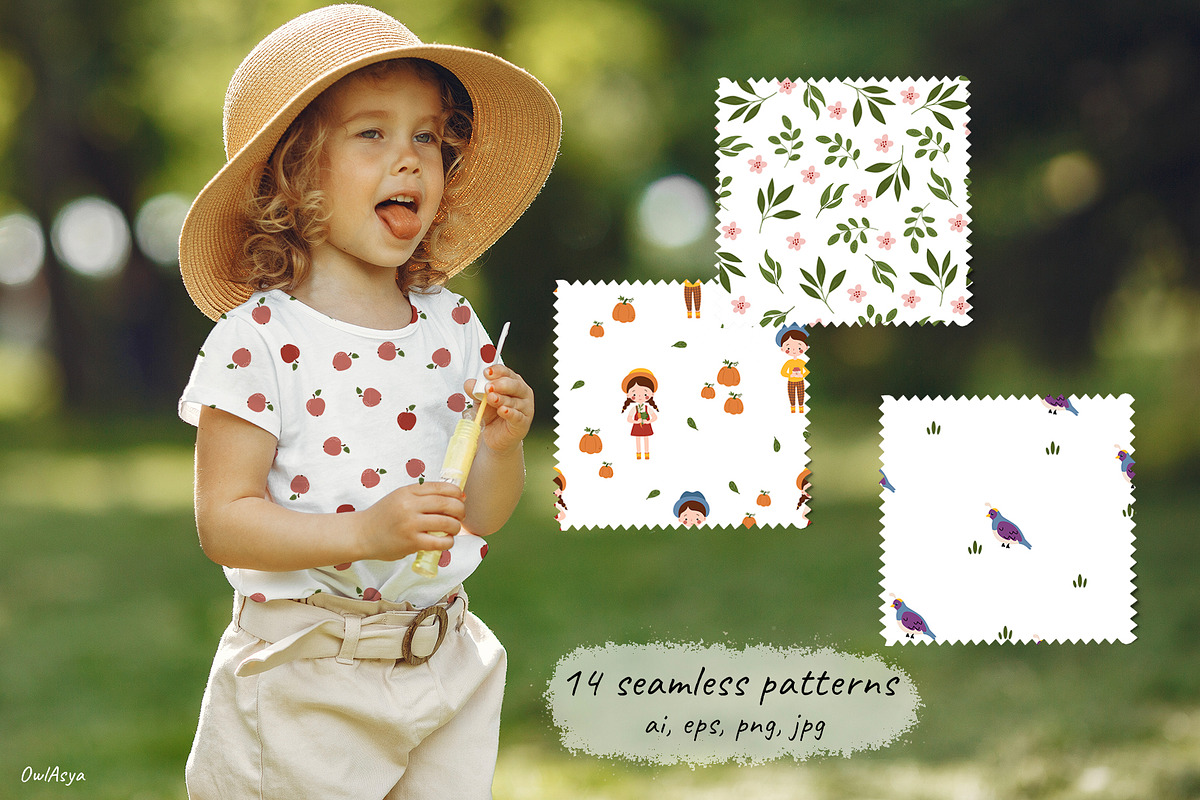 Farm time collection, an Animal Illustration by owlasya (Photo 7 of 10)