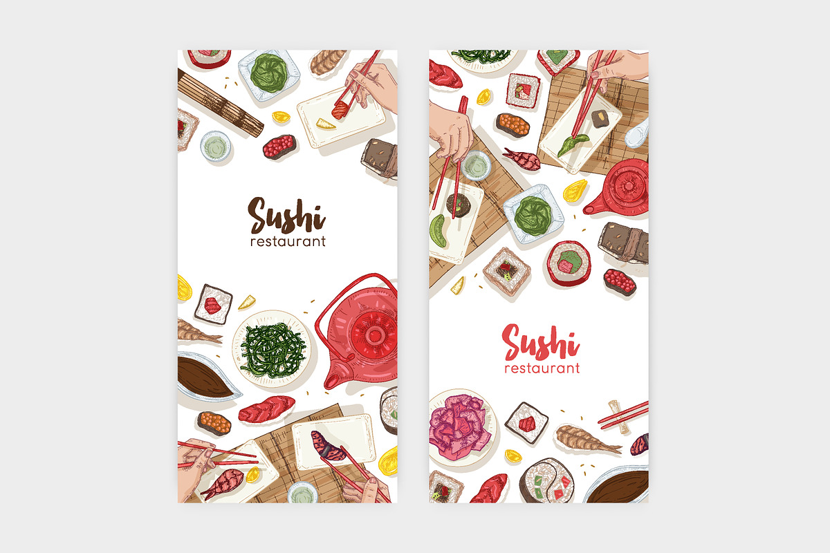Sushi, hand drawn bundle, a Food Illustration by Good Studio (Photo 11 of 32)