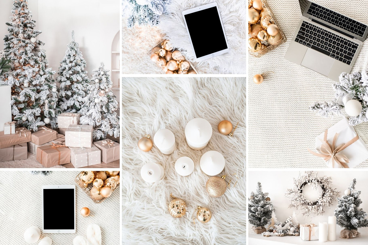 Gold Christmas: Photo, Video, Mockup, a Holiday Photo by Kate Roubin (Photo 4 of 11)