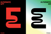 Balgumi - Experimental Font, a Sans Serif Font by Drizy (Thumbnail 9 of 9)