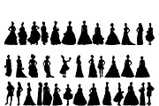 Set of female silhouettes, a Graphic by SHom (Thumbnail 3 of 3)
