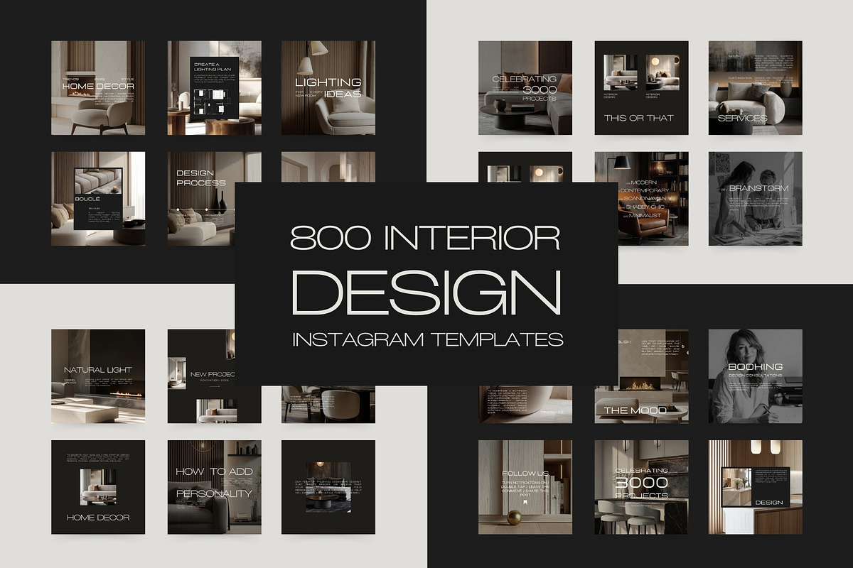 800 Interior Design Instagram Bundle