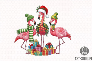 Christmas Flamingo Png, Flamingo Png, a Graphic by Designking
