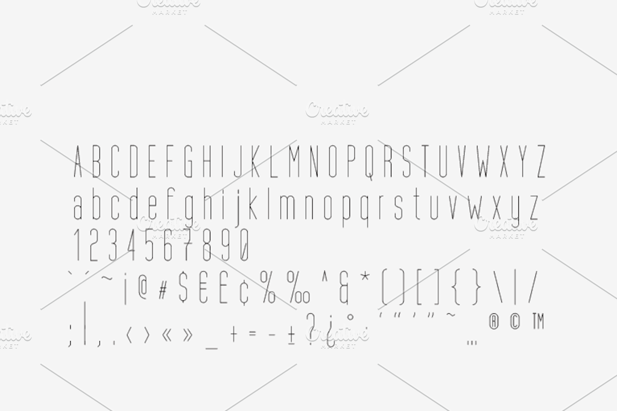 Coupe - Laser, Craft Cutter Font preview 2