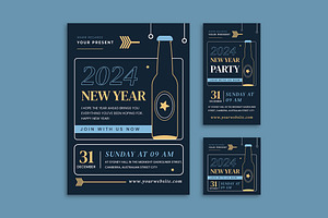New Year Bootle - Flyer