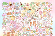 Cute Groovy Spring Clipart Bundle, a Seasonal Illustration by Huxmay (Thumbnail 2 of 7)
