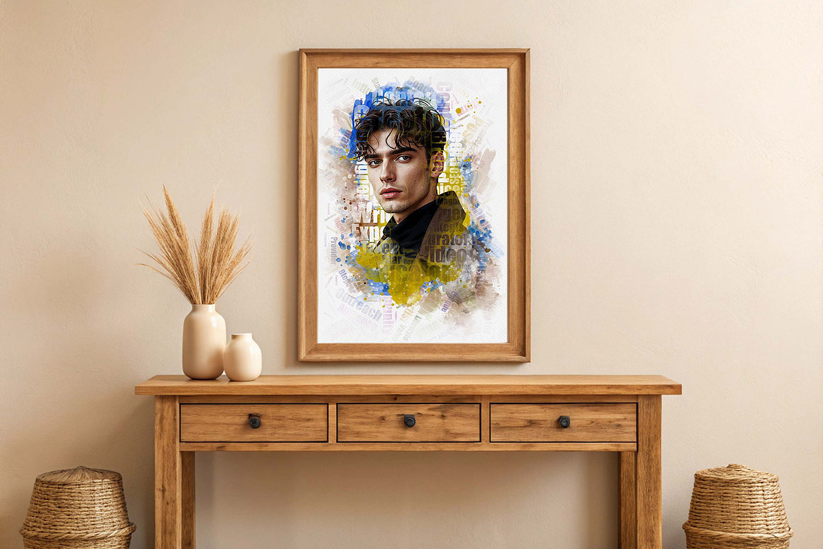 Typography Portrait Artistic Effect, an Action Add-On by MRI STUDIO (Photo 6 of 28)