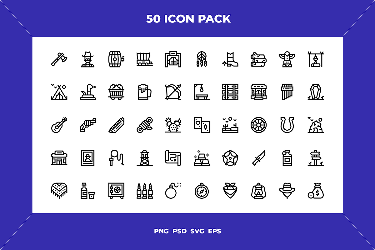 Wild west icons, an Icon by Wencory (Photo 1 of 2)