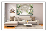 Wallpaper Design Green Leaves, an Illustration by Liubovi Samoilova SHOP (Thumbnail 4 of 4)