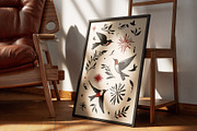 Folk Birds Bundle, a Decorative Illustration by Mariia Kovalchuk (Thumbnail 6 of 9)
