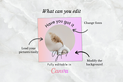 Instagram Template/Gradient Posts, a Social Media Template by PittaFinePrint (Thumbnail 5 of 8)