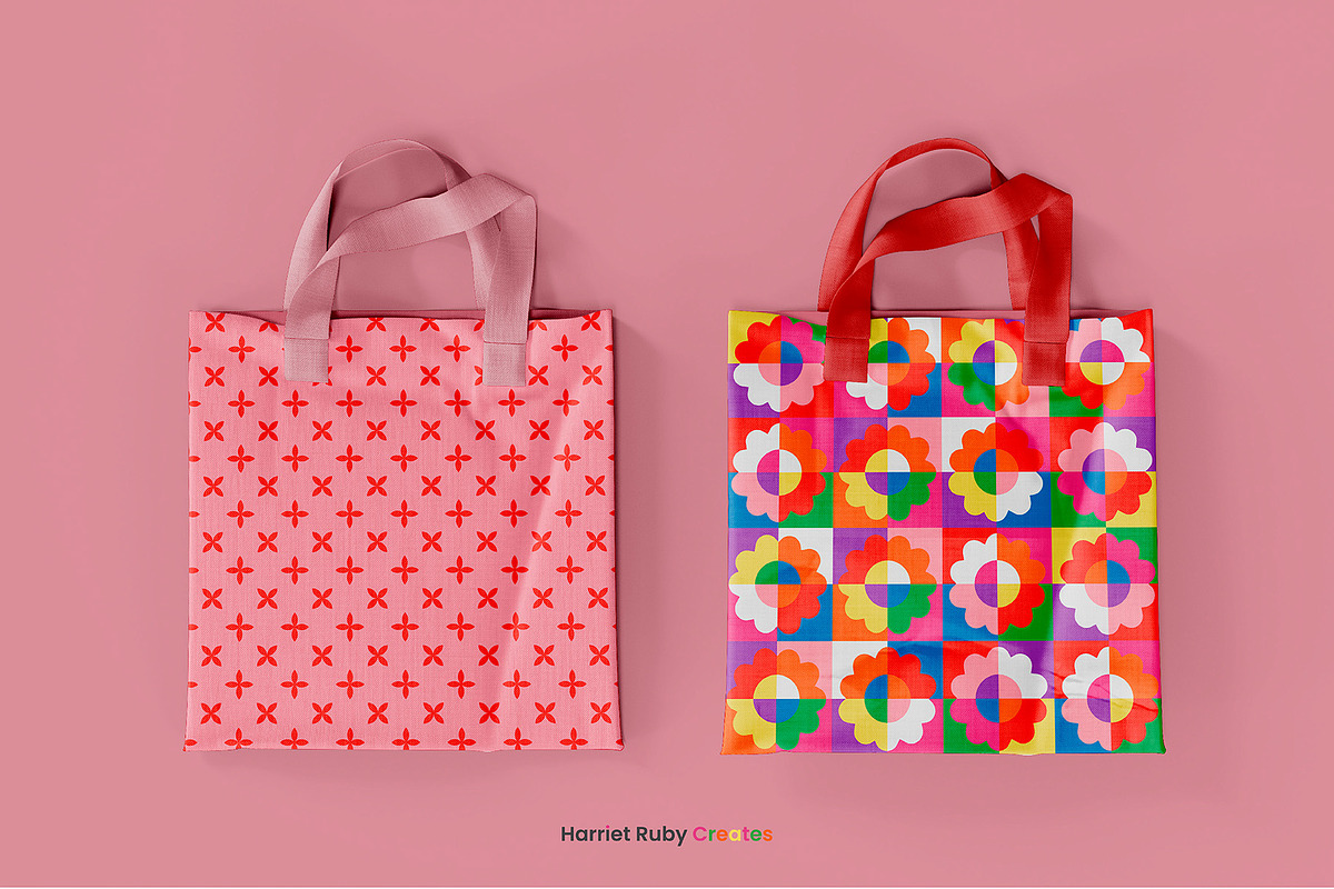 Colorful Geometric Shapes + Patterns, a Pattern Graphic by Harriet Ruby Creates (Photo 9 of 9)
