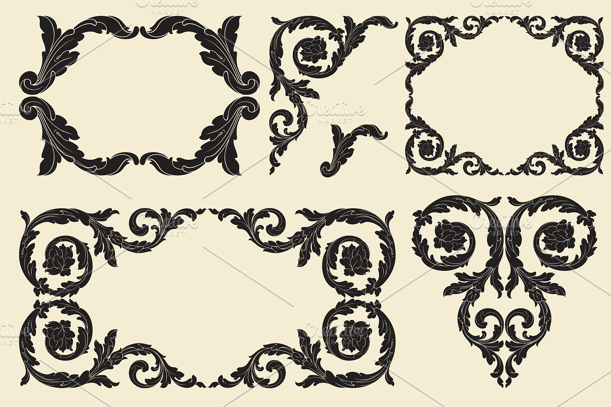 Frames and Borders Decorative vector, a Decorative Illustration by Samira (Photo 6 of 7)