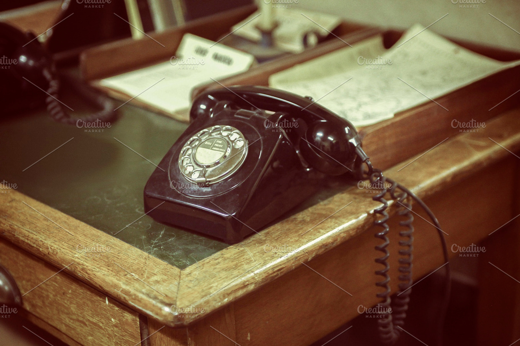 Vintage Telephone Stock Photo Containing Aged And Antique