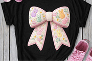 Faux Yarn Easter Bow Png, an Illustration by Watercolor design (Thumbnail 4 of 6)