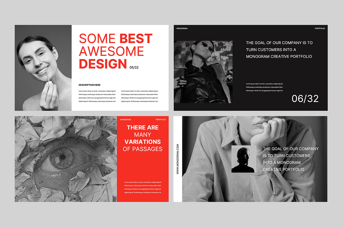 MONOGRAM - Powerpoint Template, a Presentation Template by rgbryand (Photo 7 of 9)