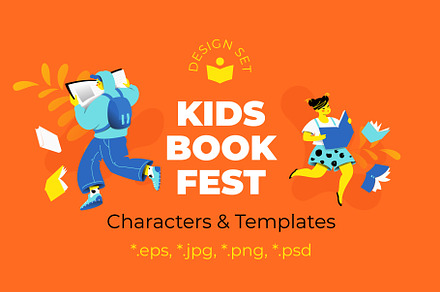 Kids Book Fest Design Templates