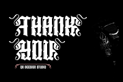 Hole Blofez - Old English Font, a Blackletter Font by QR Design Studio (Thumbnail 9 of 9)