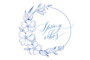 4 Seasons. Calligraphy and Frames., a Seasonal Illustration by Line and Bloom (Thumbnail 3 of 13)