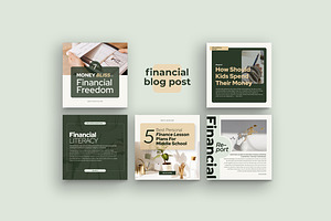 Financial Instagram Creator CANVA PS