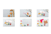 French Macarons  blue mockup, a Product Mockup by YuMyart (Thumbnail 4 of 5)