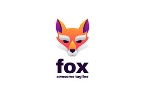 Fox Gradient Colorful Logo, a Branding & Logo Template by Artnivora.Std